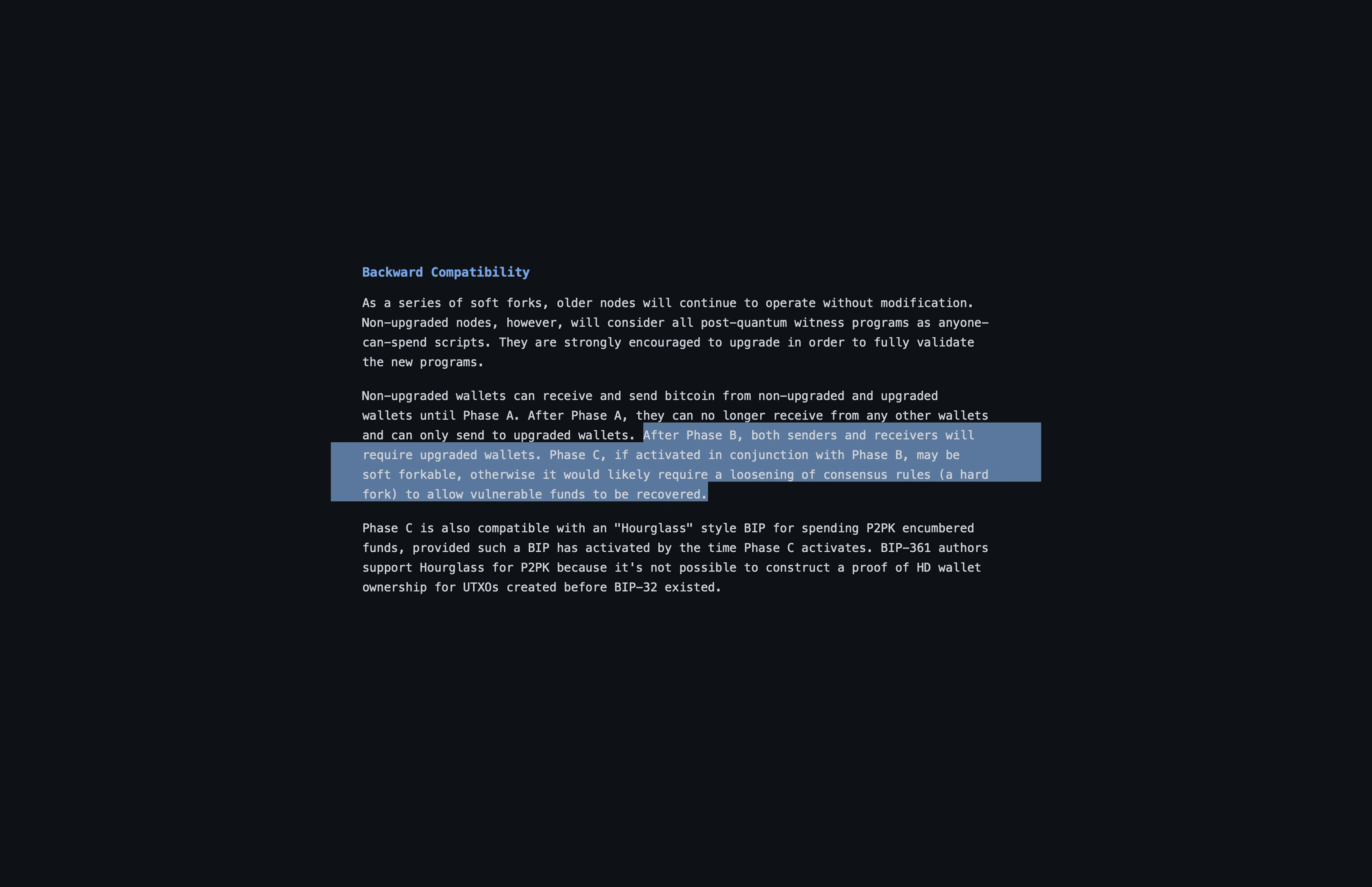 BIP361: Backward Compatibility
