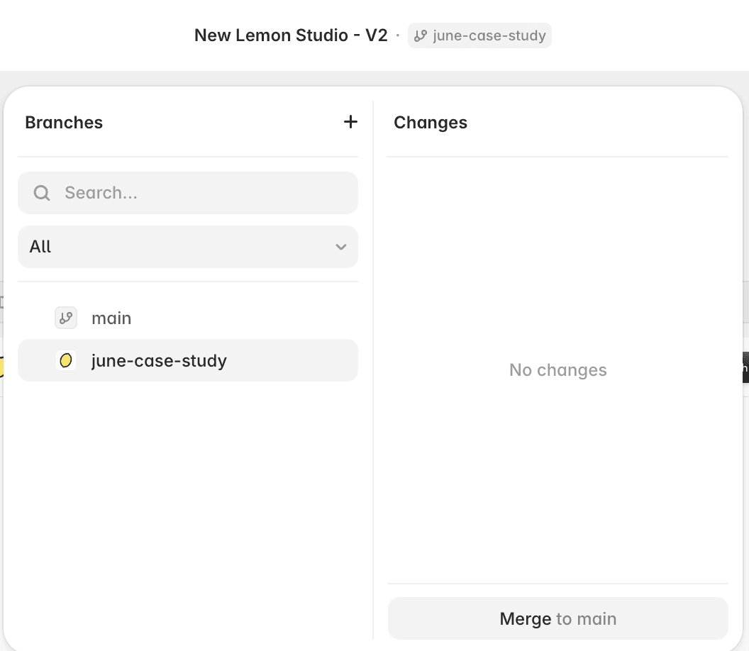 Create a branch for any meaningful update that should be reviewed before it reaches the main project.