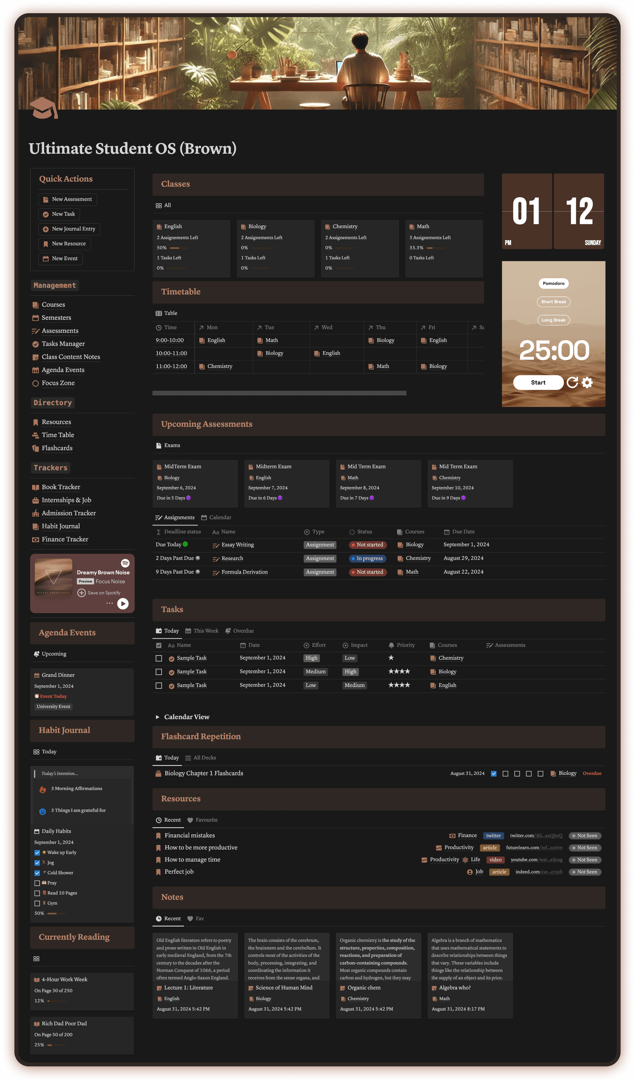 Notion Second Brain Template