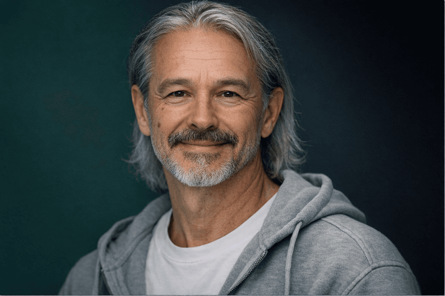 Liikuntaneuvos looking at the camera