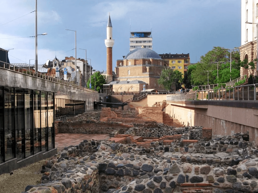 the Ancient Serdica Ruins