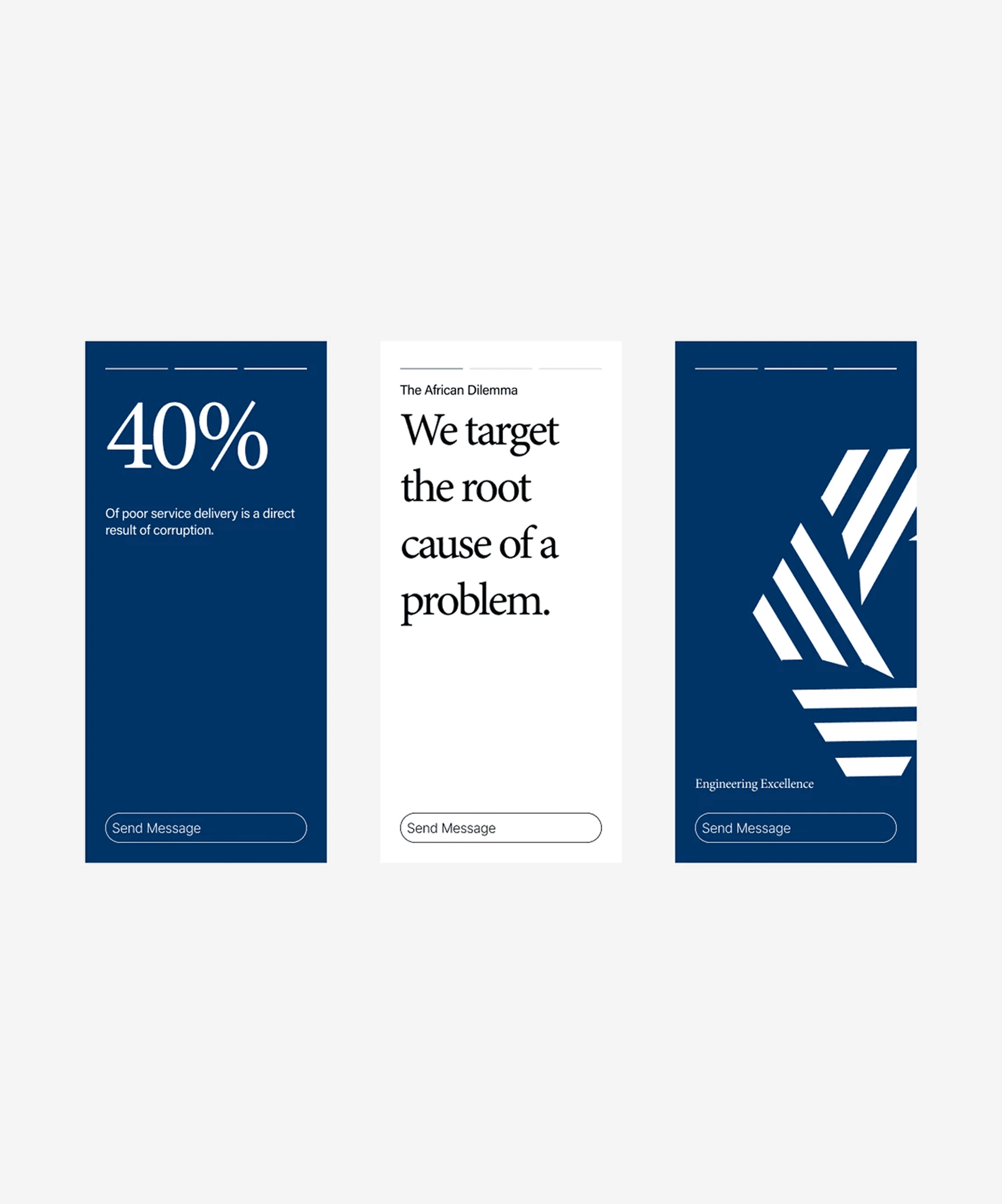 Social media mockup displaying company fonts and brand colors in an Instagram story format