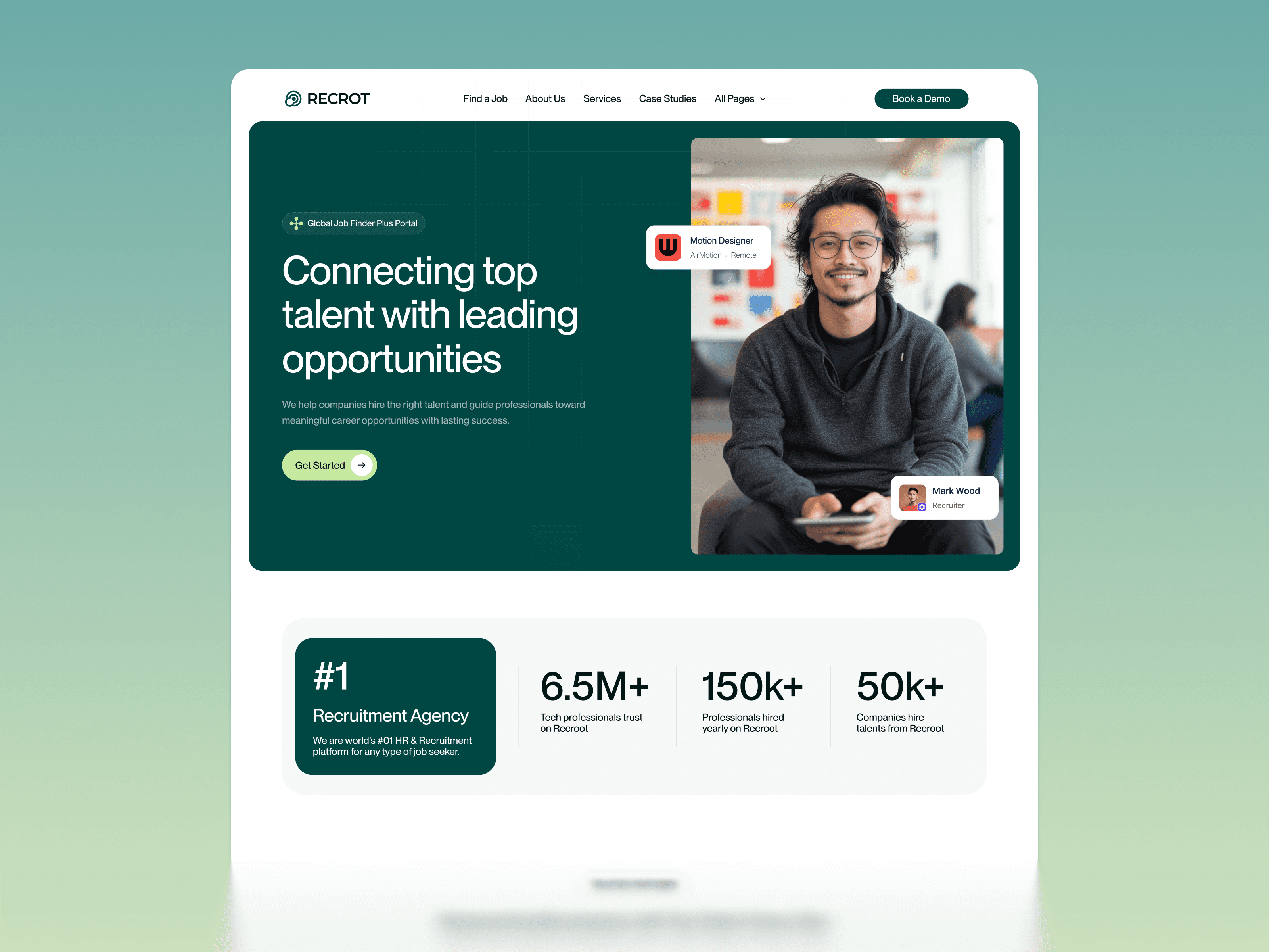 webflow marketing agency template