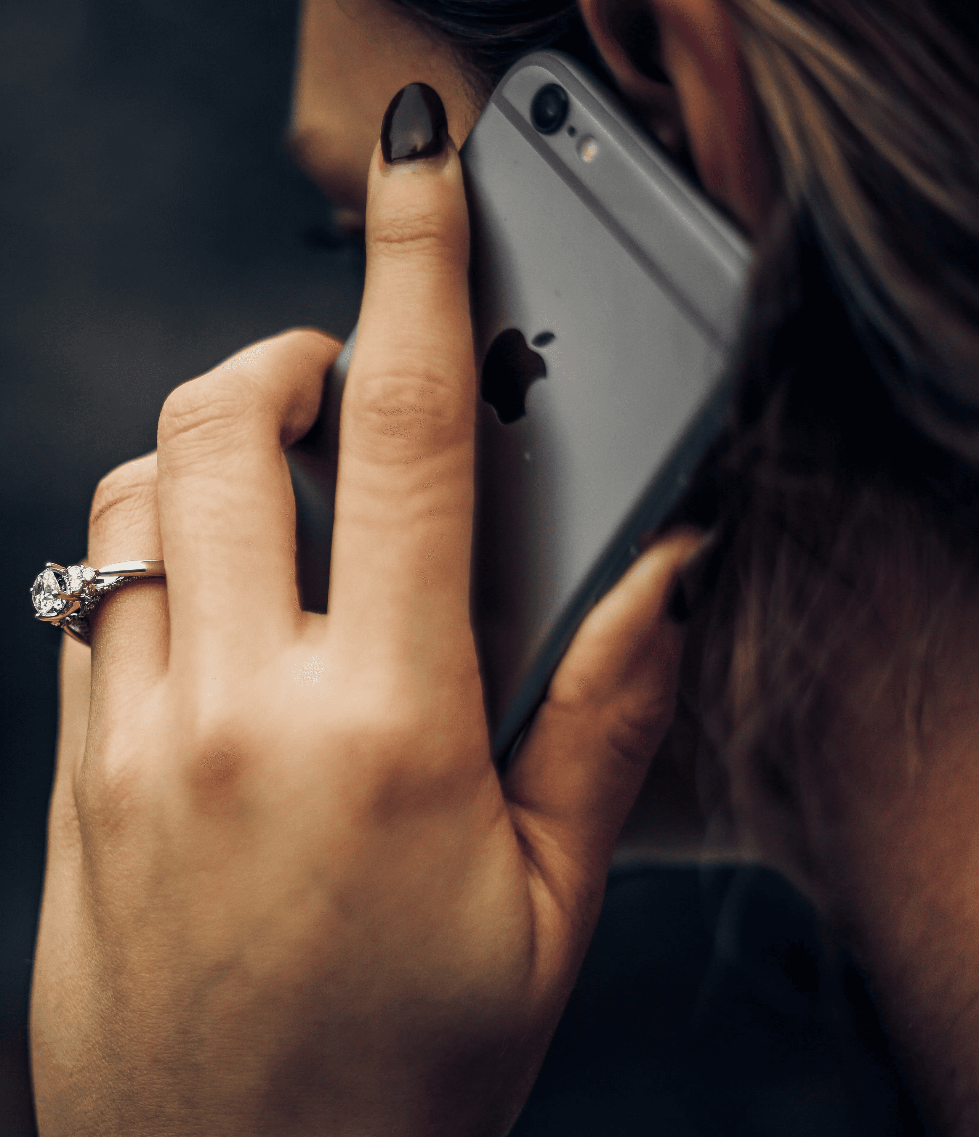 woman talking on the phone