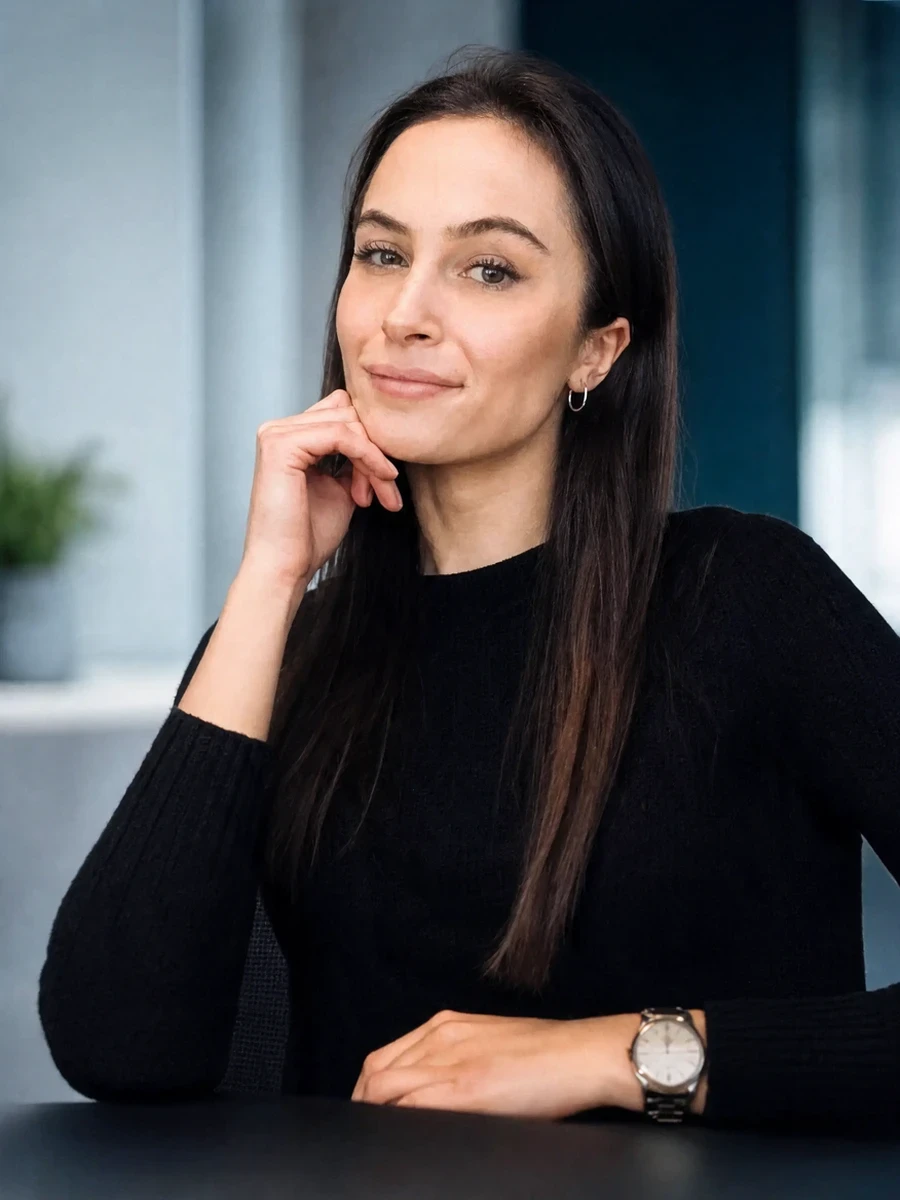 Lara Woolthuis, Projektmanagement bei dpm-⁠Consulting (KI-bearbeitet)