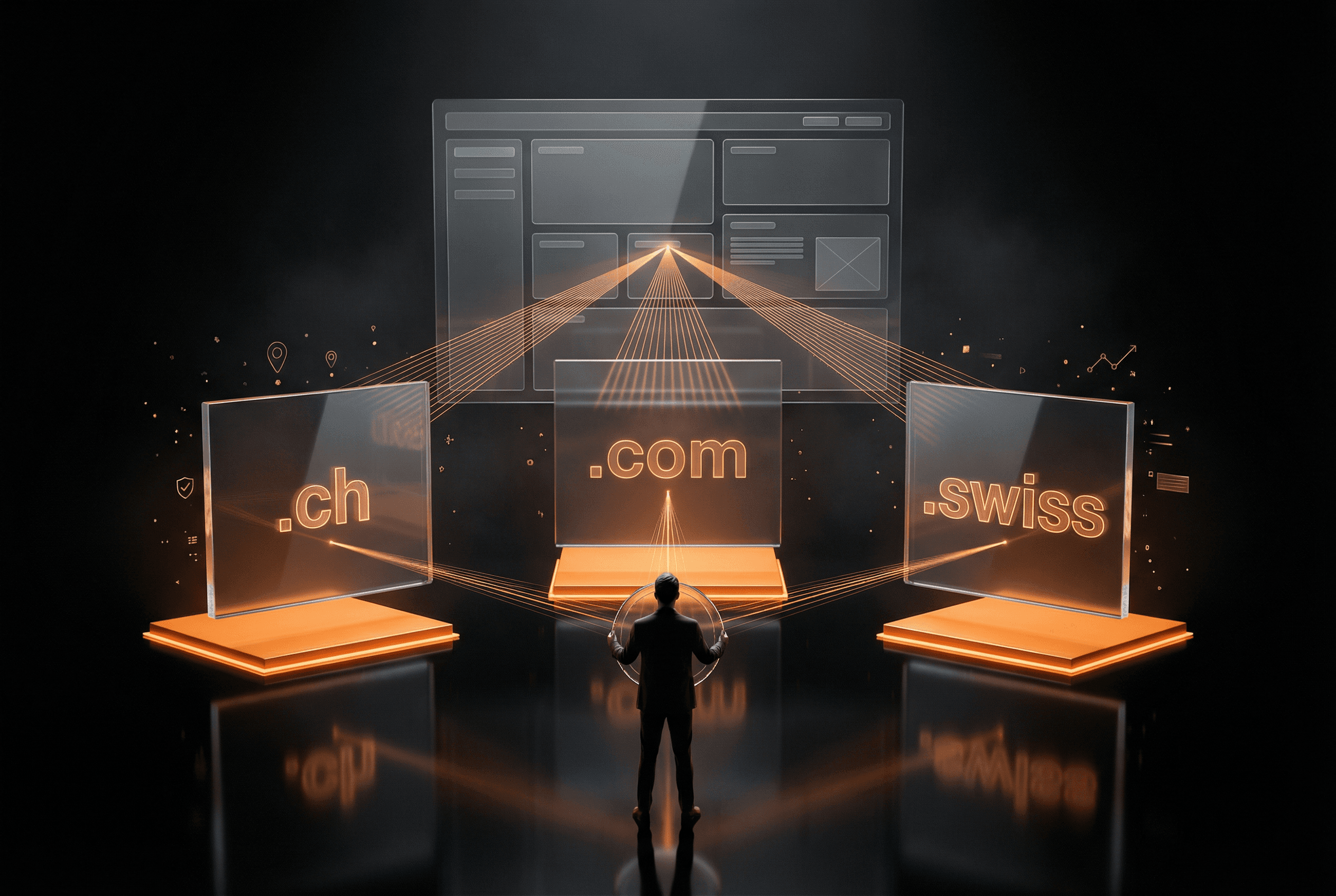 Domainendung richtig wählen .ch oder .com oder .swiss