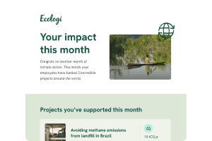 Compensate using carbon credits