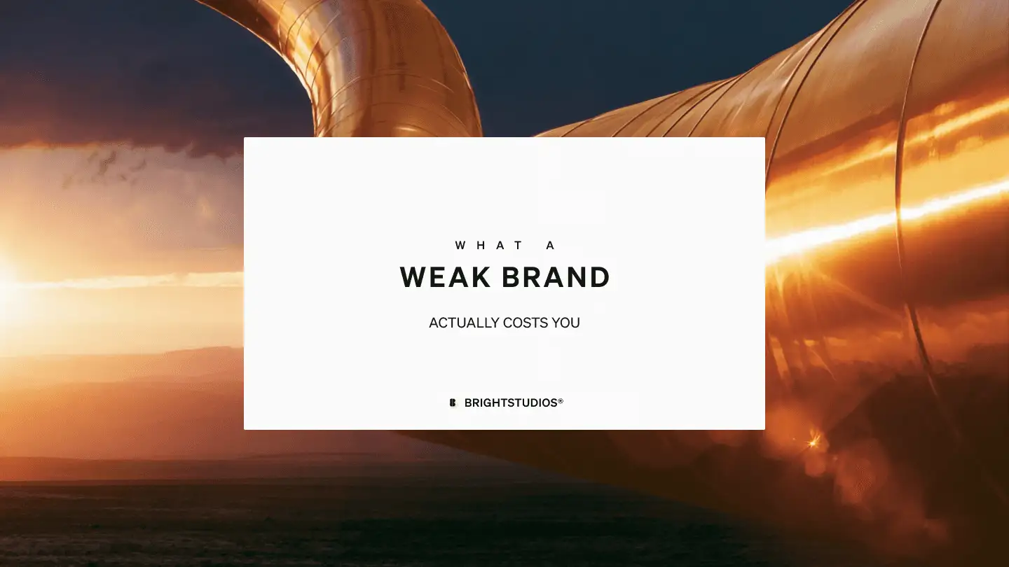 What a weak brand actually costs you