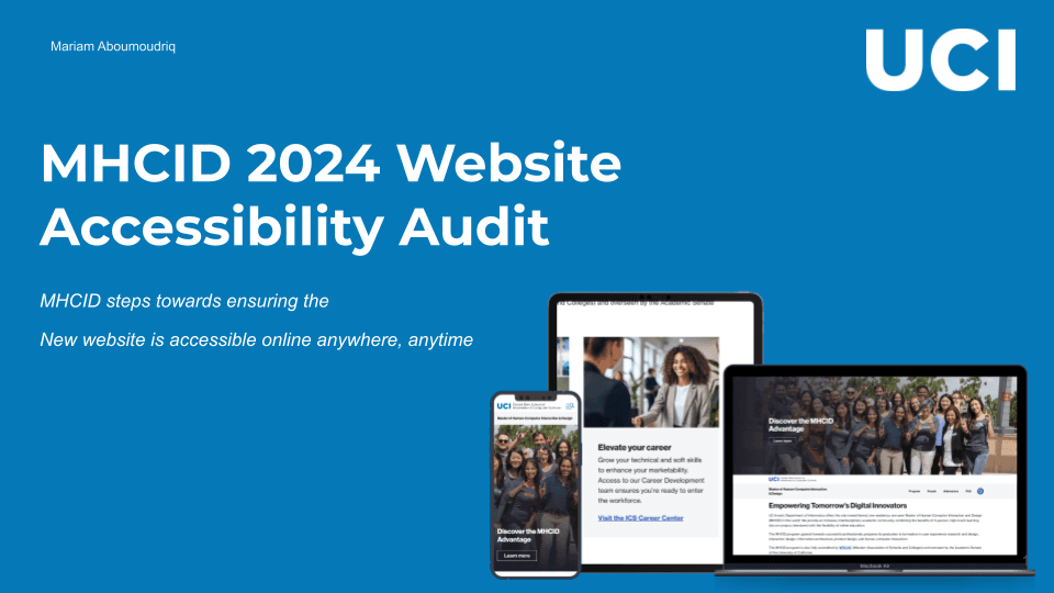 2024 new MHCID acccessibility website review presenation slides