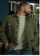 Budweiser guy in green jacket