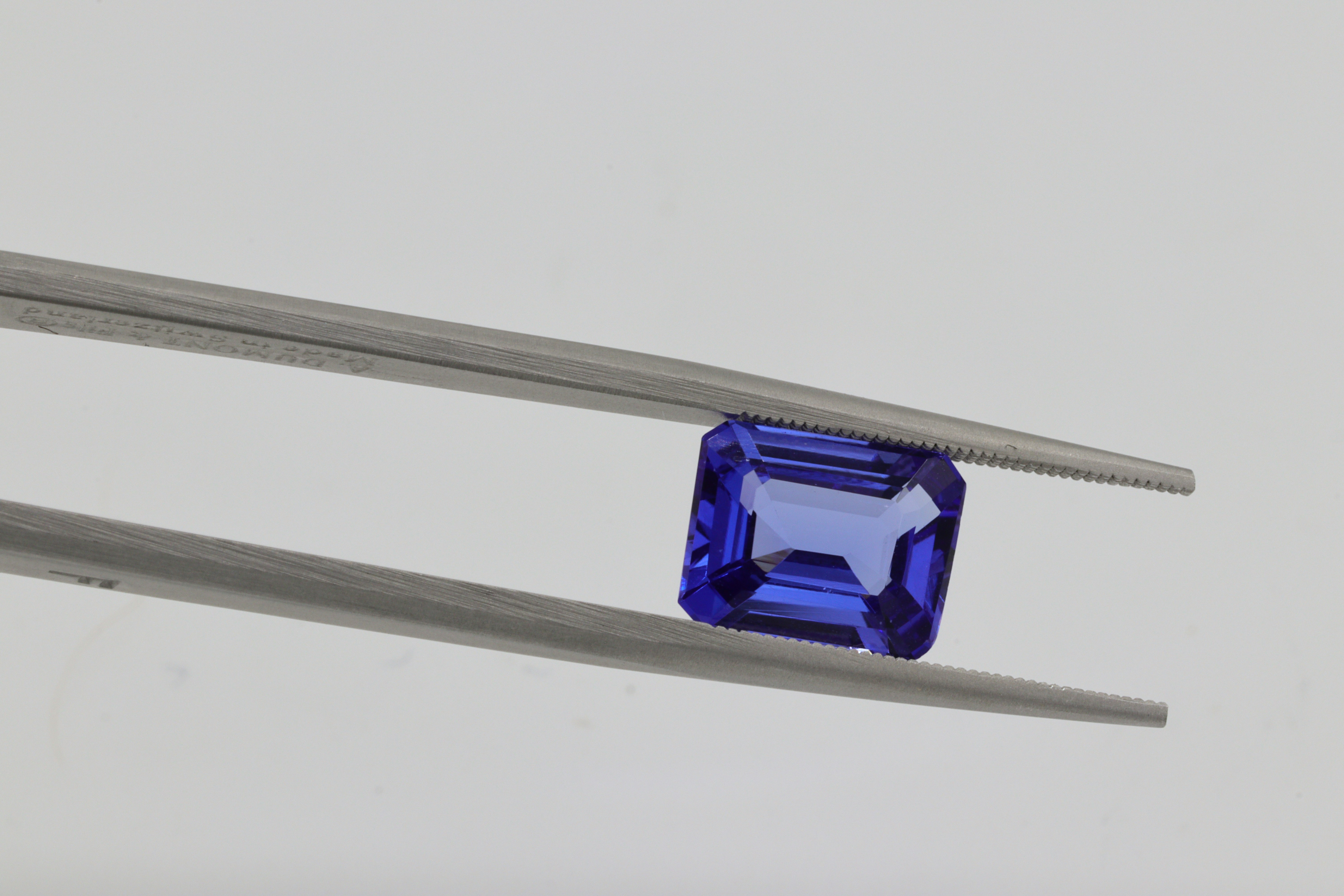 a sapphire, blue