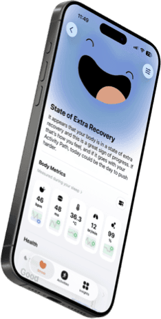 Gentler Streak app screens promoting wellness-focused alternative to performance training. Shows “Great Effort Today” encouragement message with activity trends and workout tracking. Text highlights app is for staying active without performance pressure, no structured plans or competitive goals. Award-winning design (2022 Apple Watch App of the Year, 2024 Apple Design Award for Social Impact) for sustainable movement and balance. From same studio as The Outsiders, designed for users wanting active lifestyle support rather than competitive athletic training.