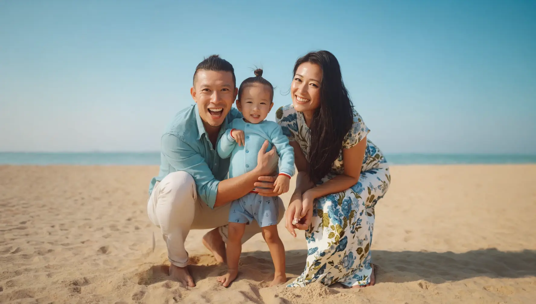 Ennie Lim with her son.