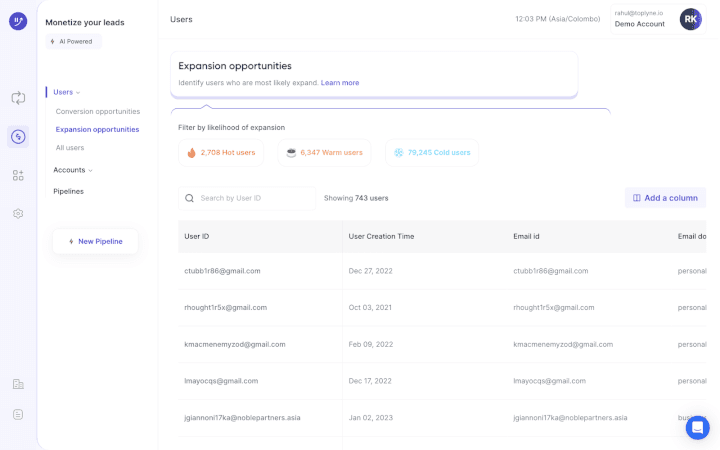 Step 1: Create a monetization playbook to help you identify the most promising leads. 