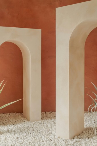 Woman riding a bicycle on a road