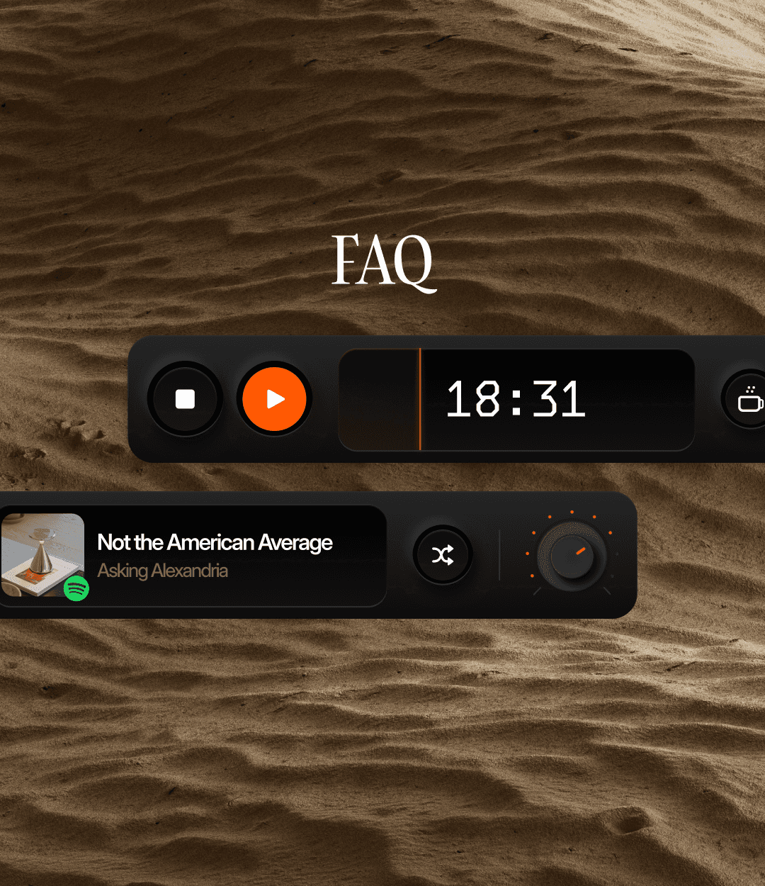 NotchFlow focus timer and music interface