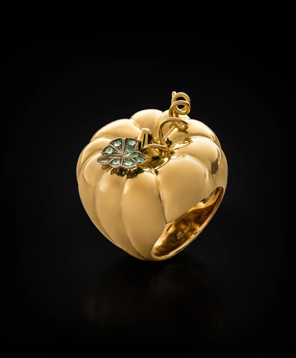 Bague Citrouille Maison Édéenne en or