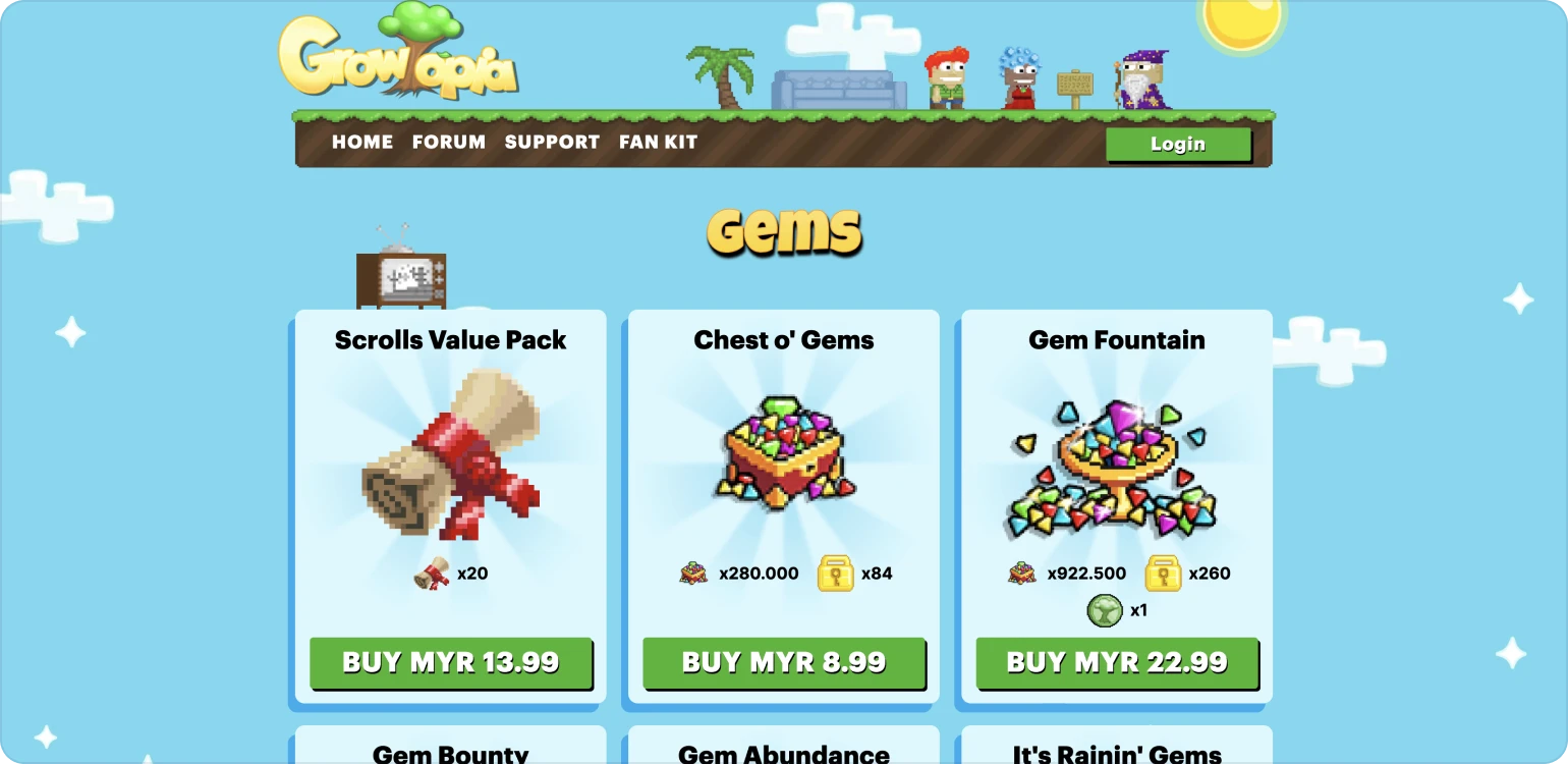 Как Ubisoft увеличила доход и запустила прямые продажи для Growtopia с Xsolla Web Shop 