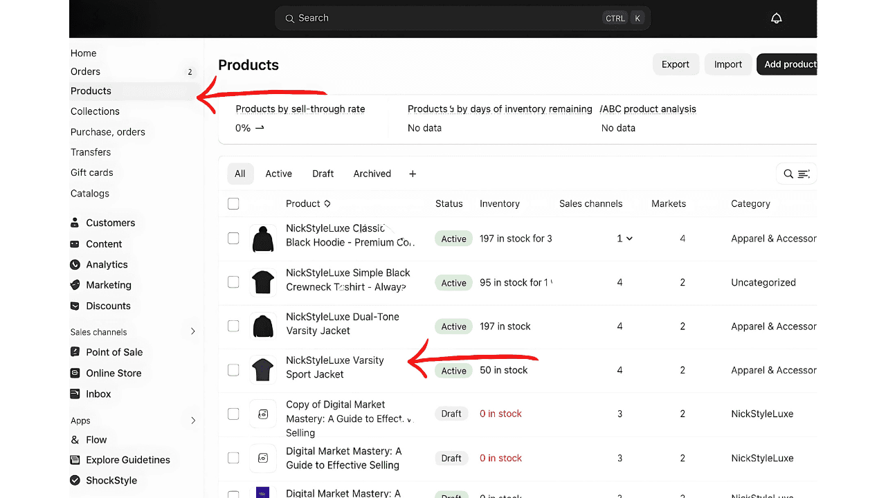 How to Set Up Your Shopify Store to Sell Personalized Products  Method 1: Using Shopify's Built-in Product Variants