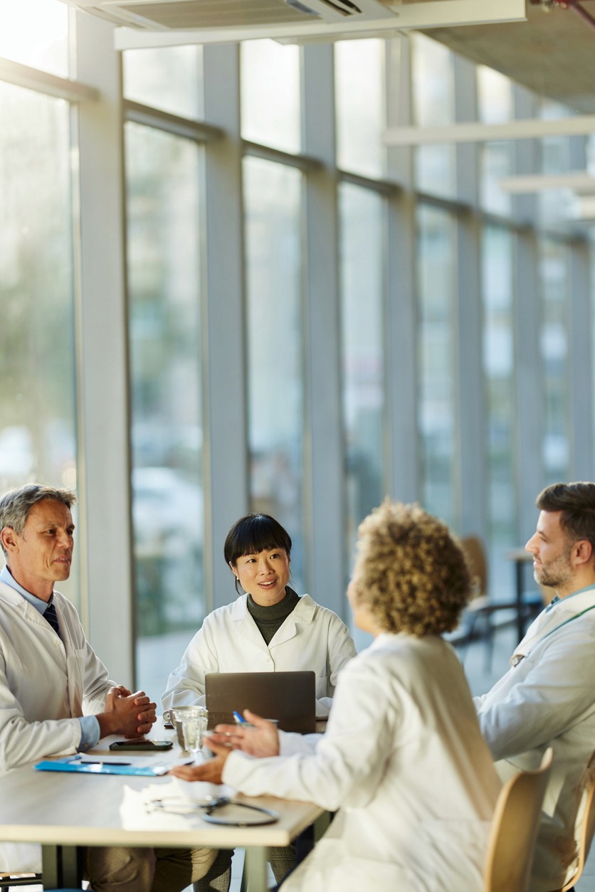 smiling cardiology doctor