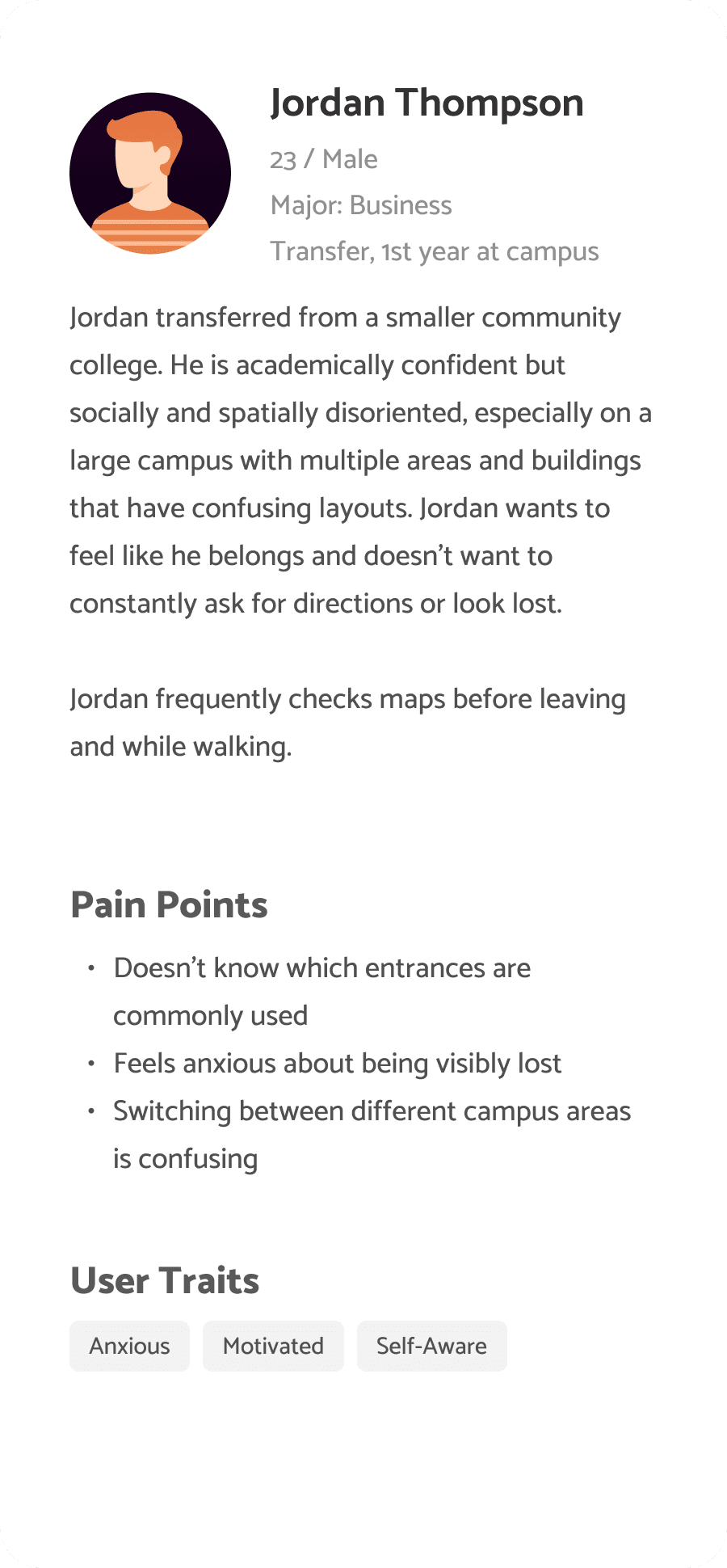 Screen design displayed in a mockup