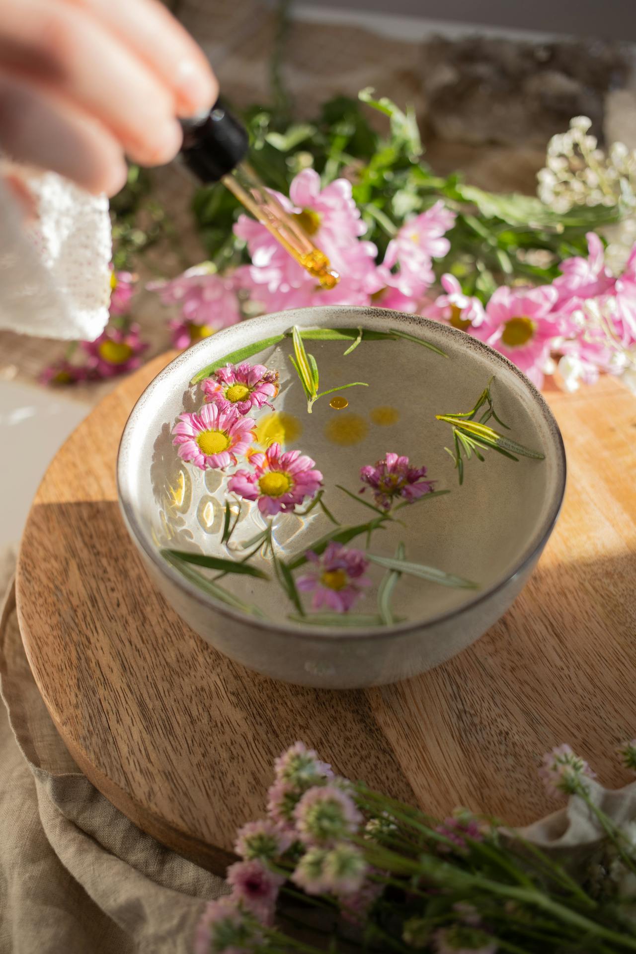 two products on a table