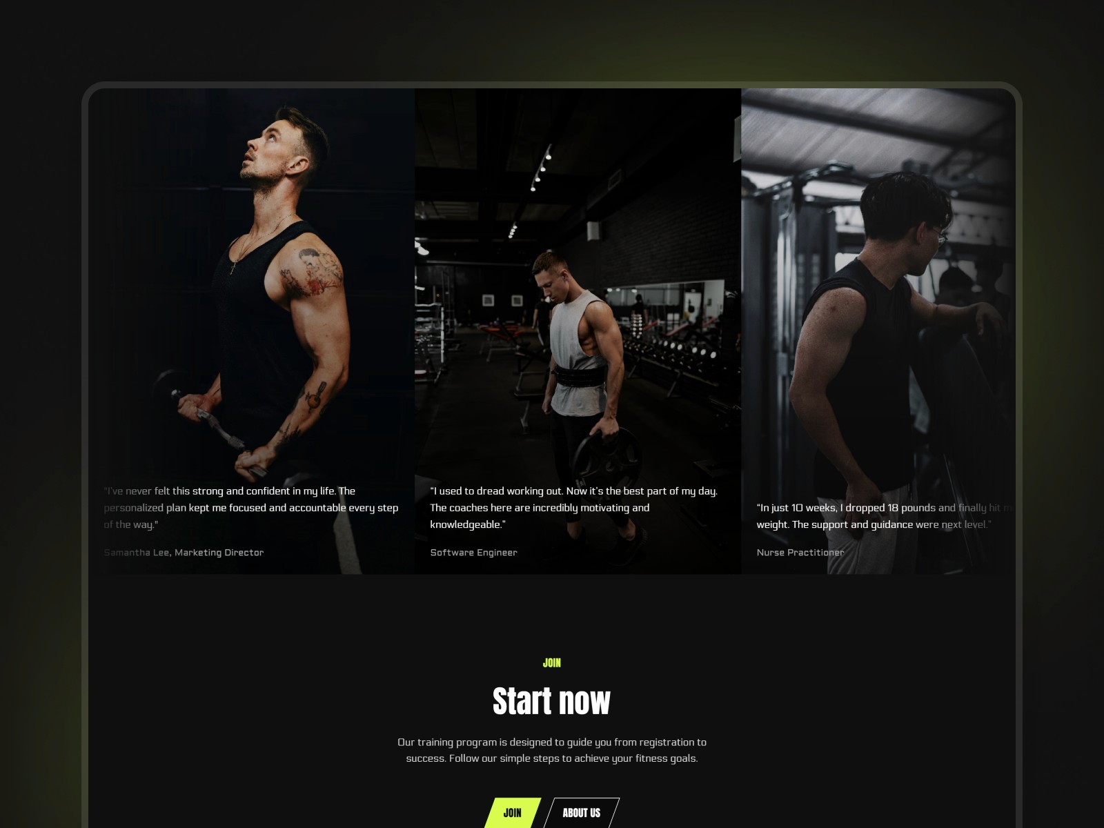 Transform — 高级暗黑黑白极简医疗健康网站设计灵感