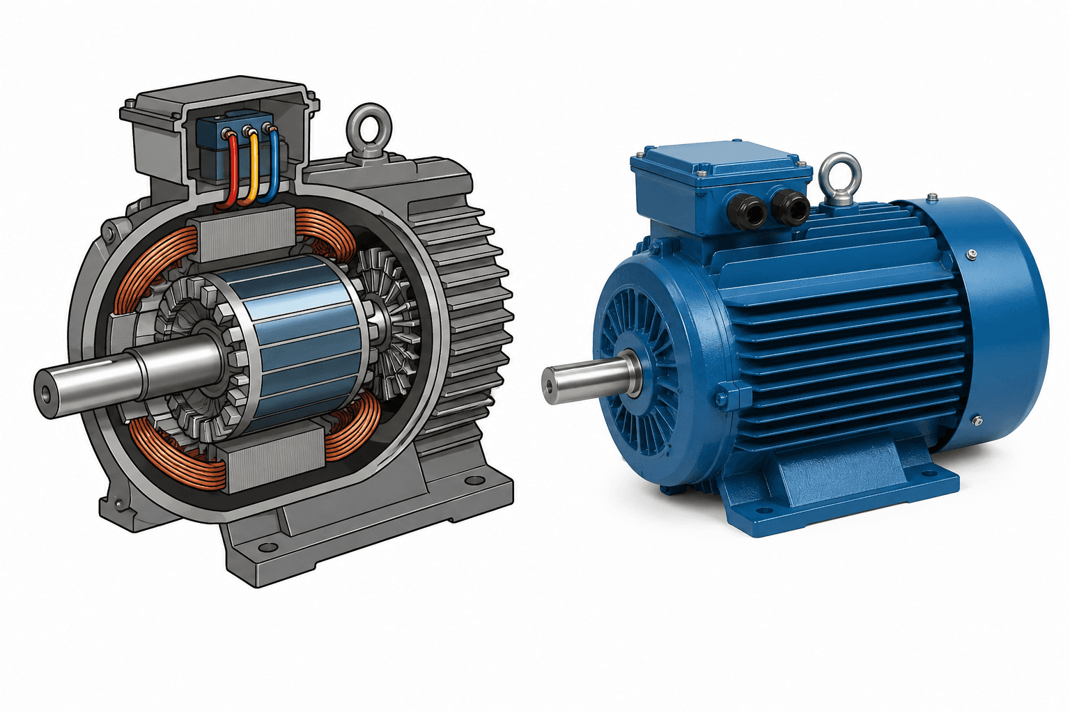 how induction motor works?