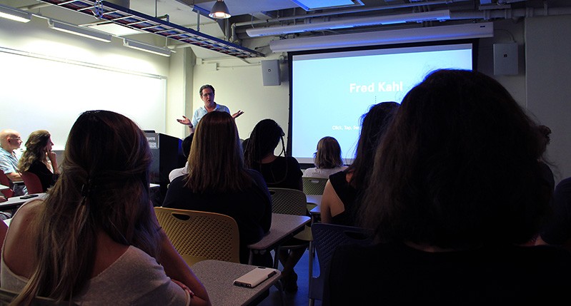 Fred giving presentations