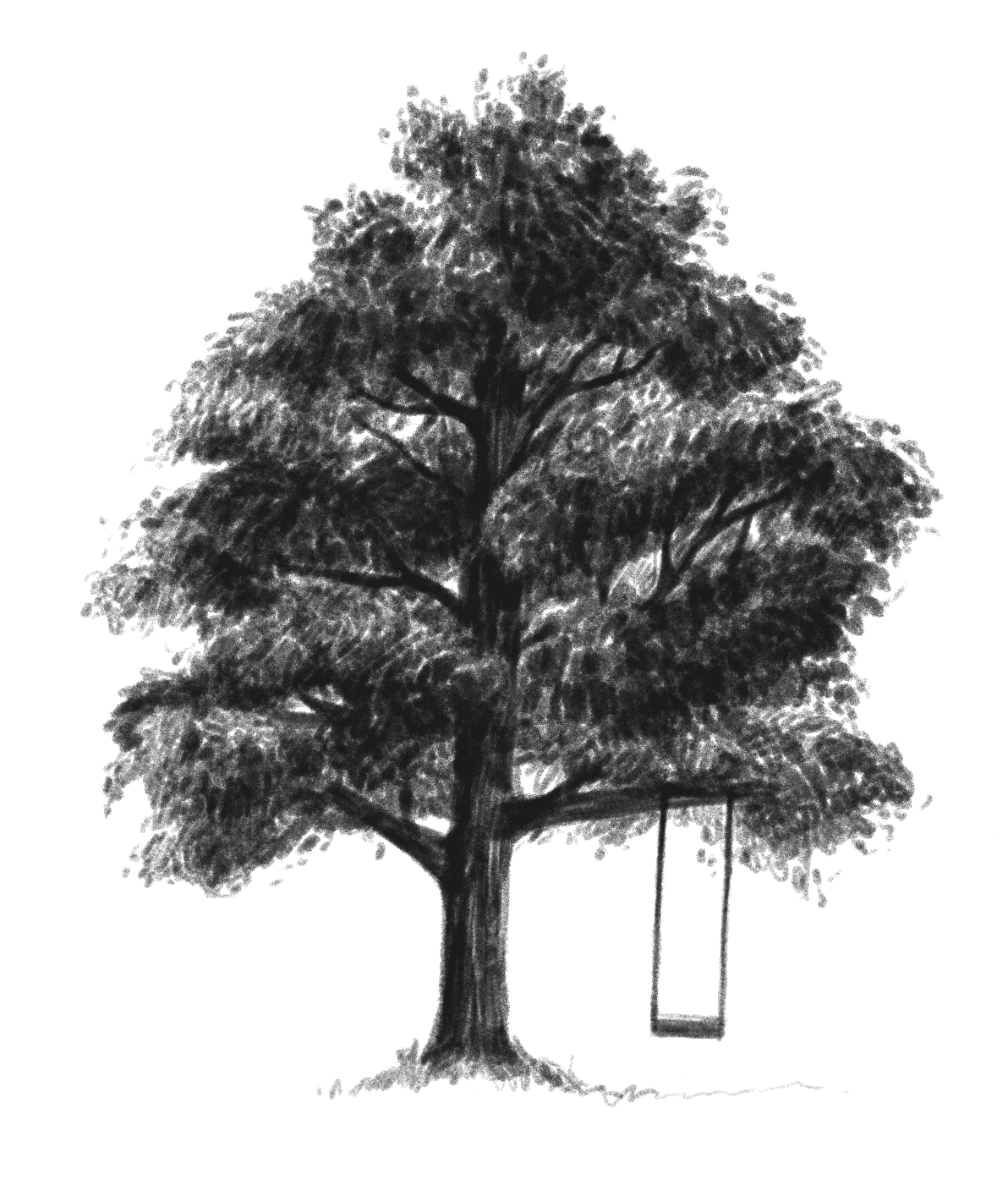 Fossum Bruk - Illustrasjon av tre.