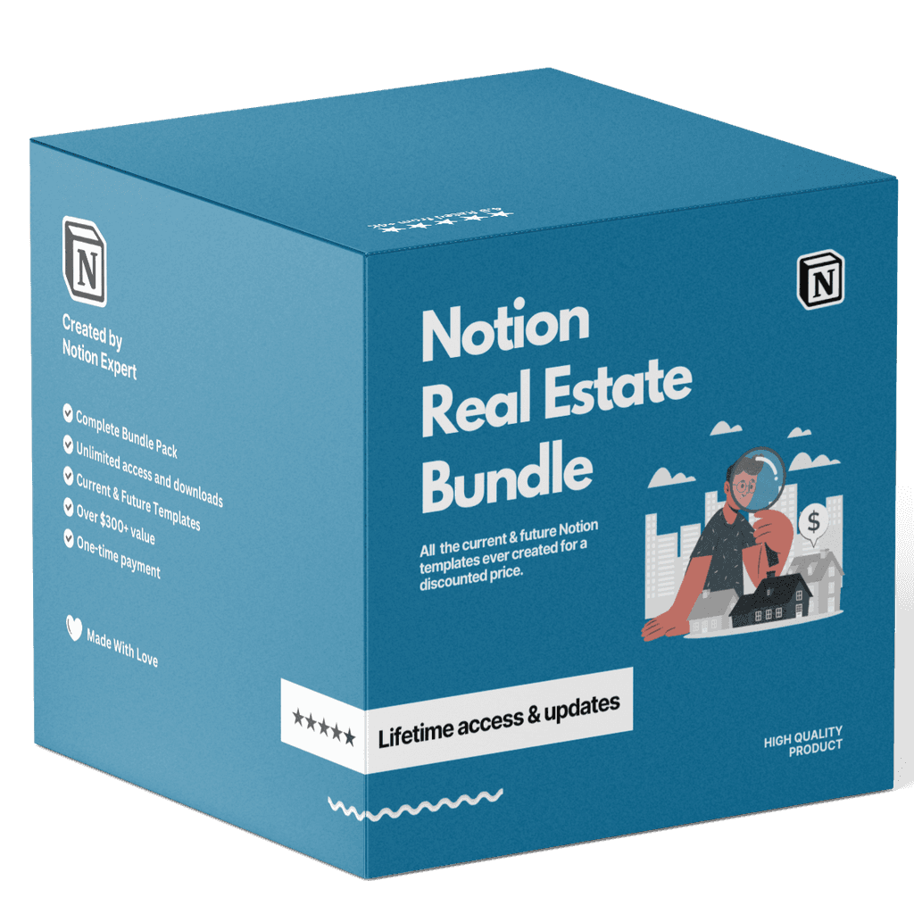 Notion complete bundle for real estate