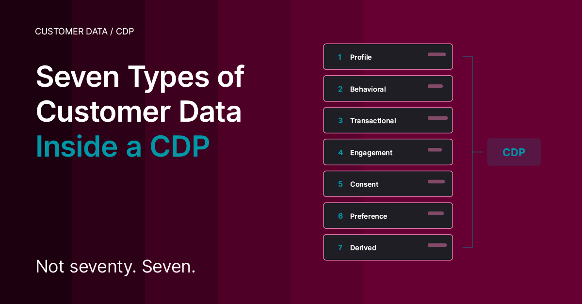 Asteroad article cover — Seven Types of Customer Data Inside a CDP