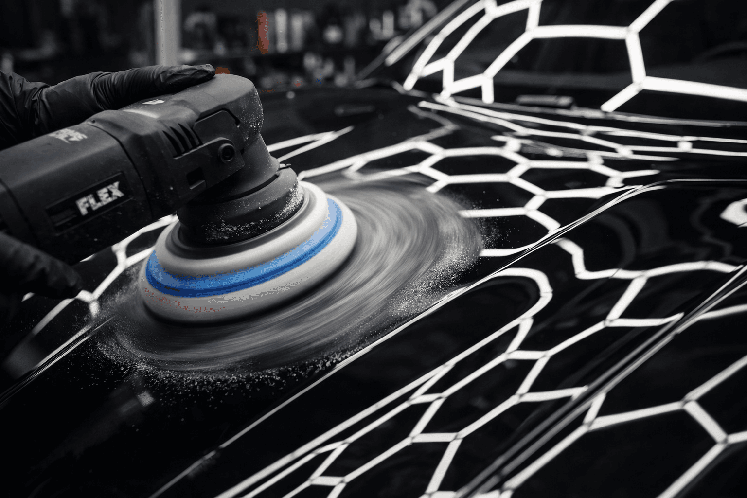 a man is working on a car radio