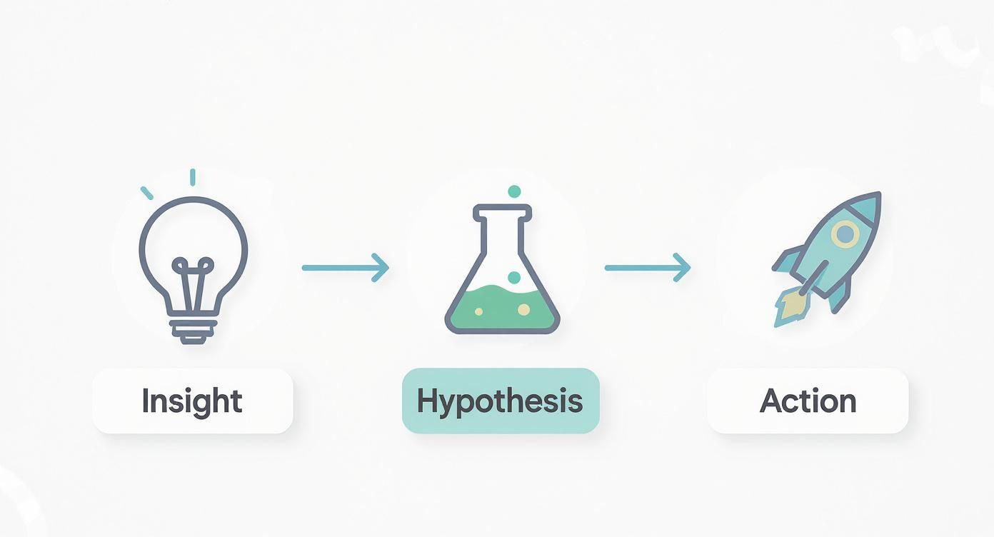 Infographic about turning data into actionable insights