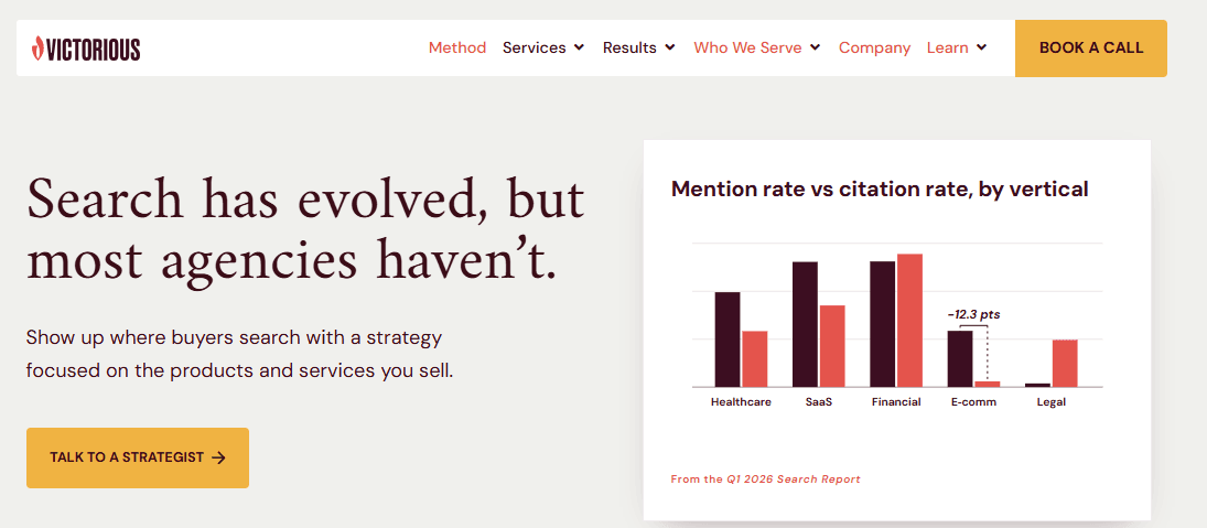 victorious - Best SearchGPT SEO Agency