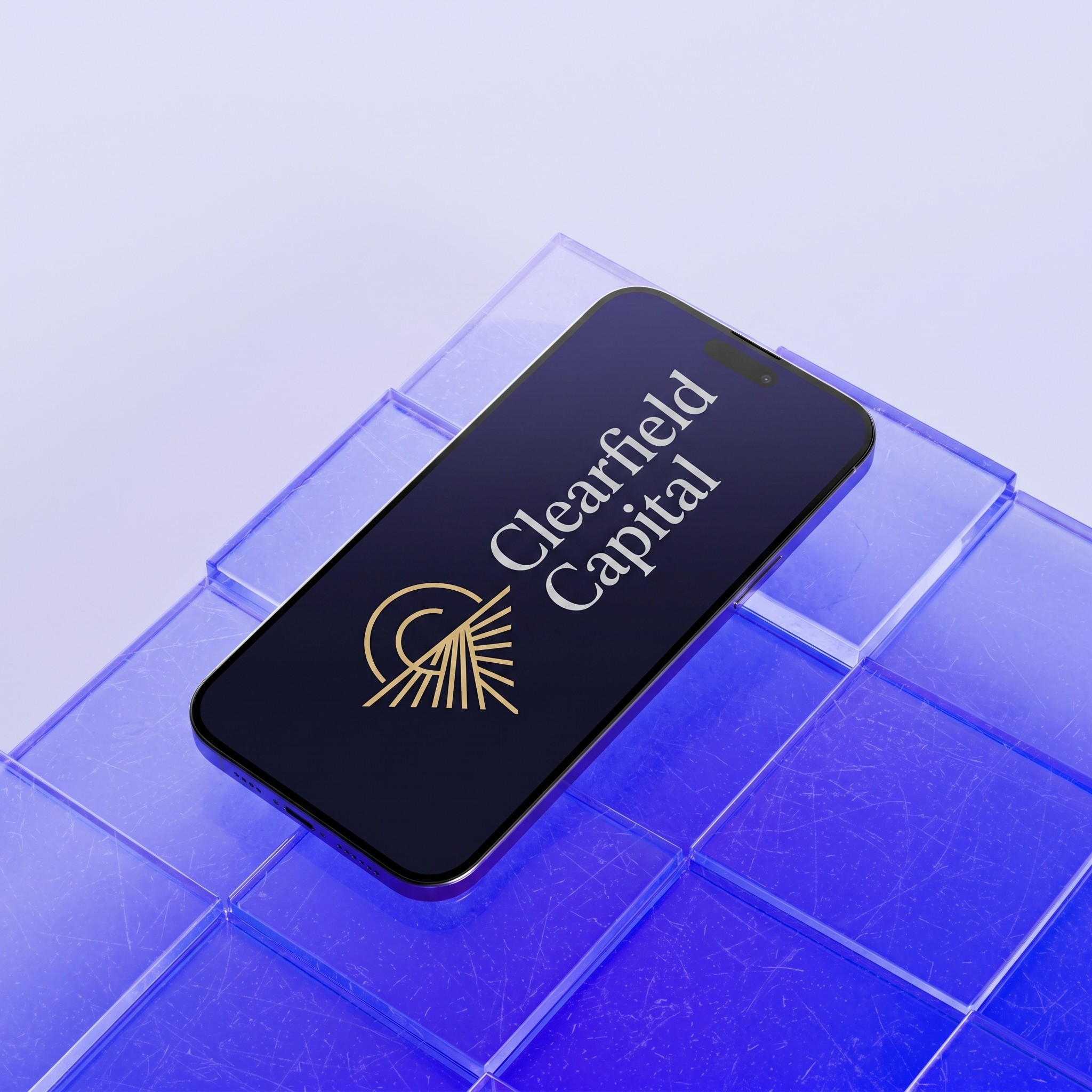 black chip on a ceremic tile