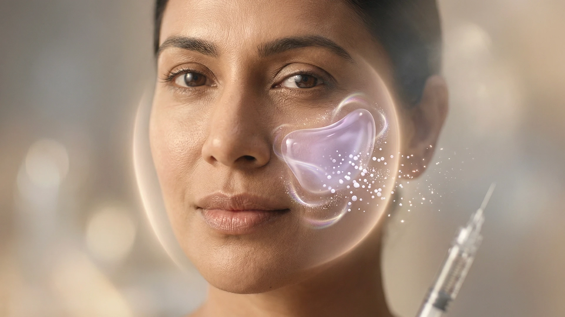 Bioestimulador de colágeno no rosto para tratar flacidez, melhorar a qualidade da pele e promover rejuvenescimento facial natural