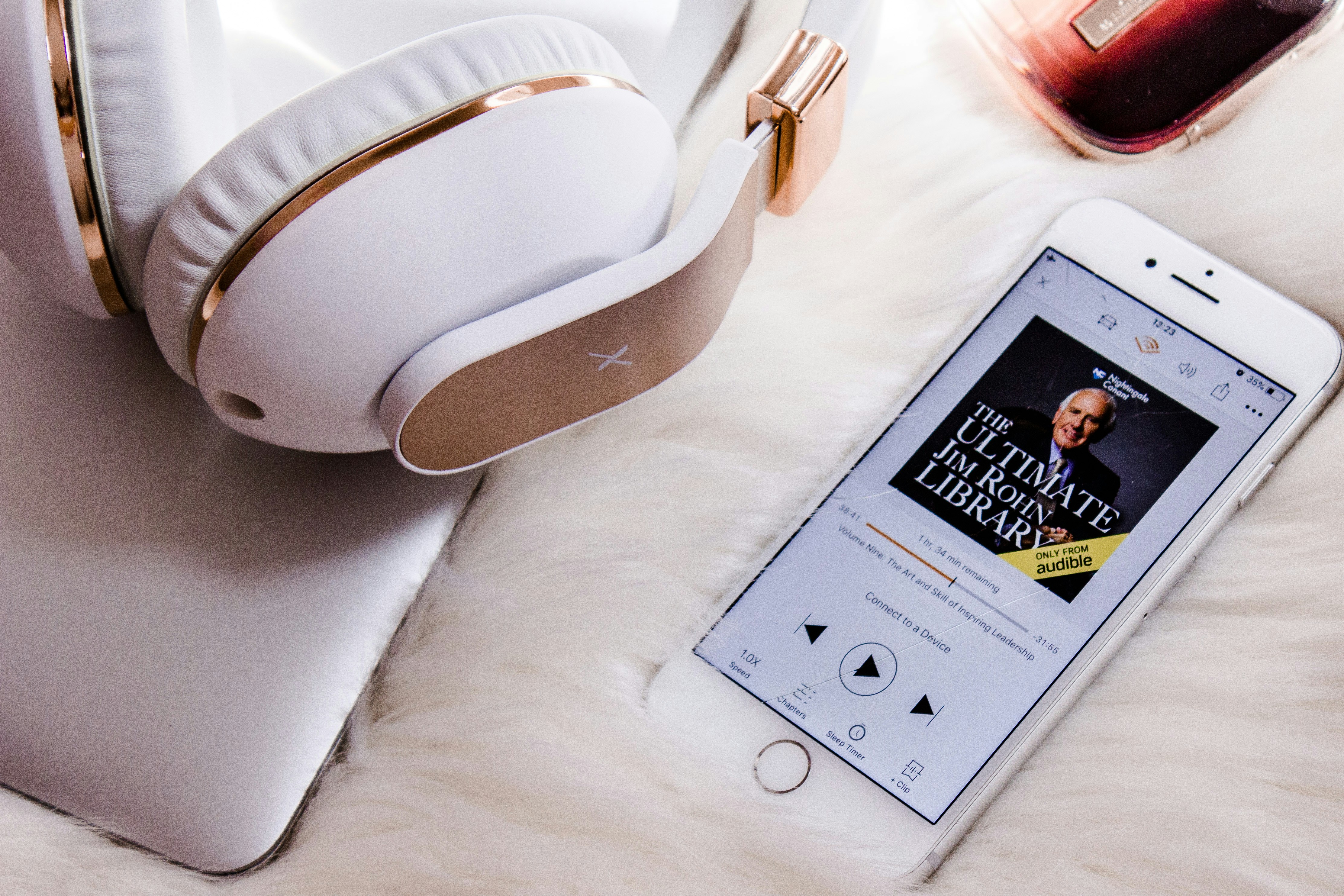 person listening to audiobook - How to Turn a Book into an Audiobook