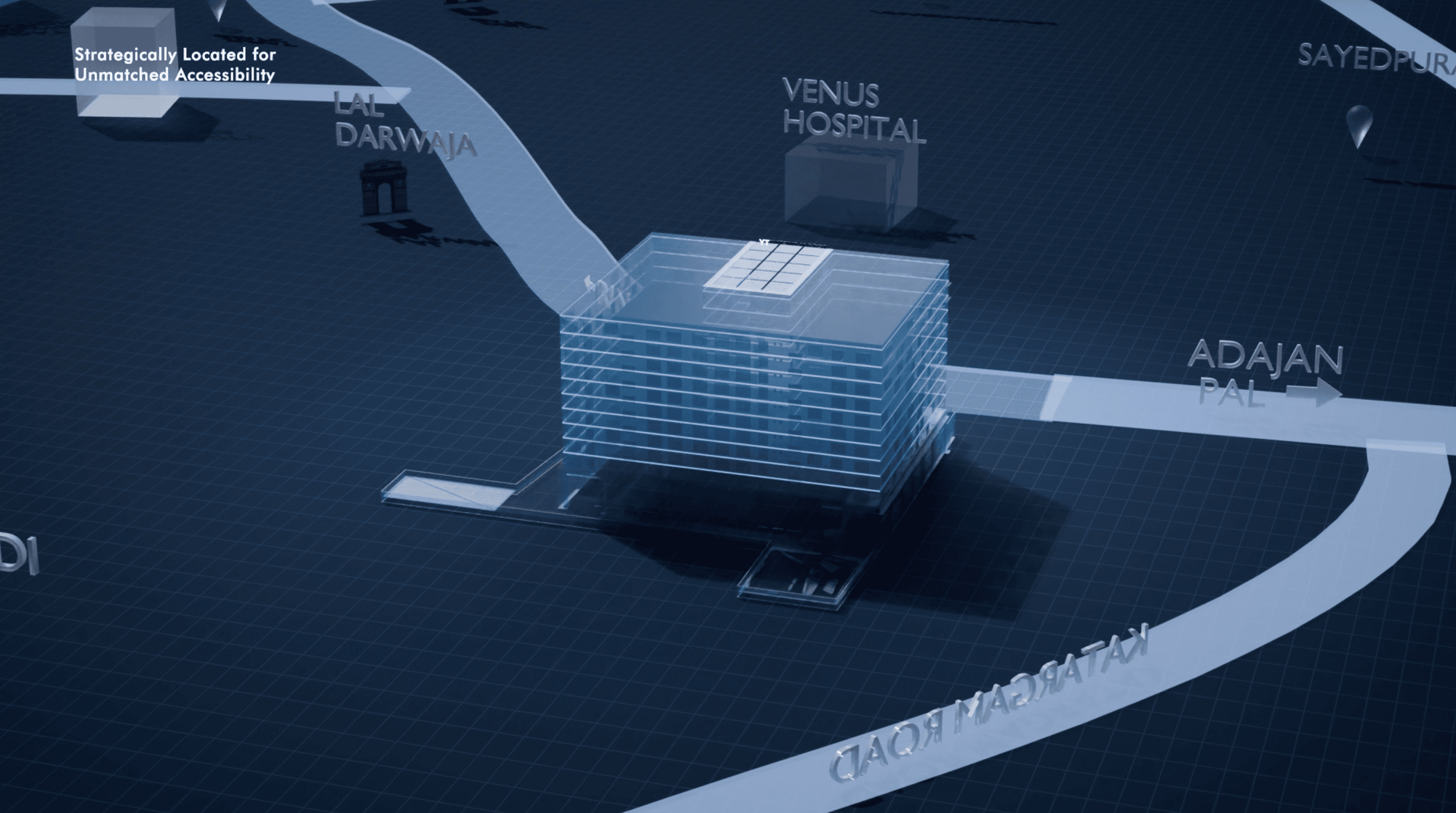 cinesta cinematic 3D camera sweeps and intelligent graphic cues, this module turned coordinates into credibility.