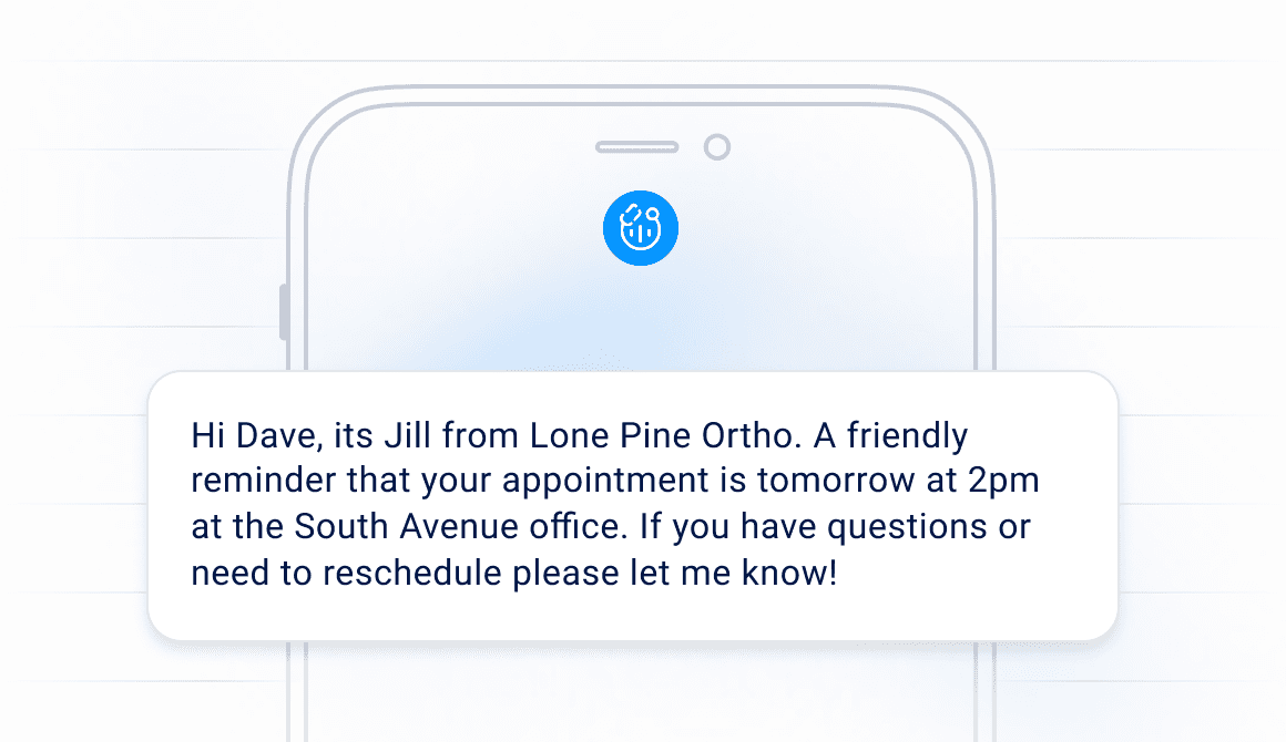 Sending a simple patient appointment text reminder with OhMD can drastically reduce no-show rate