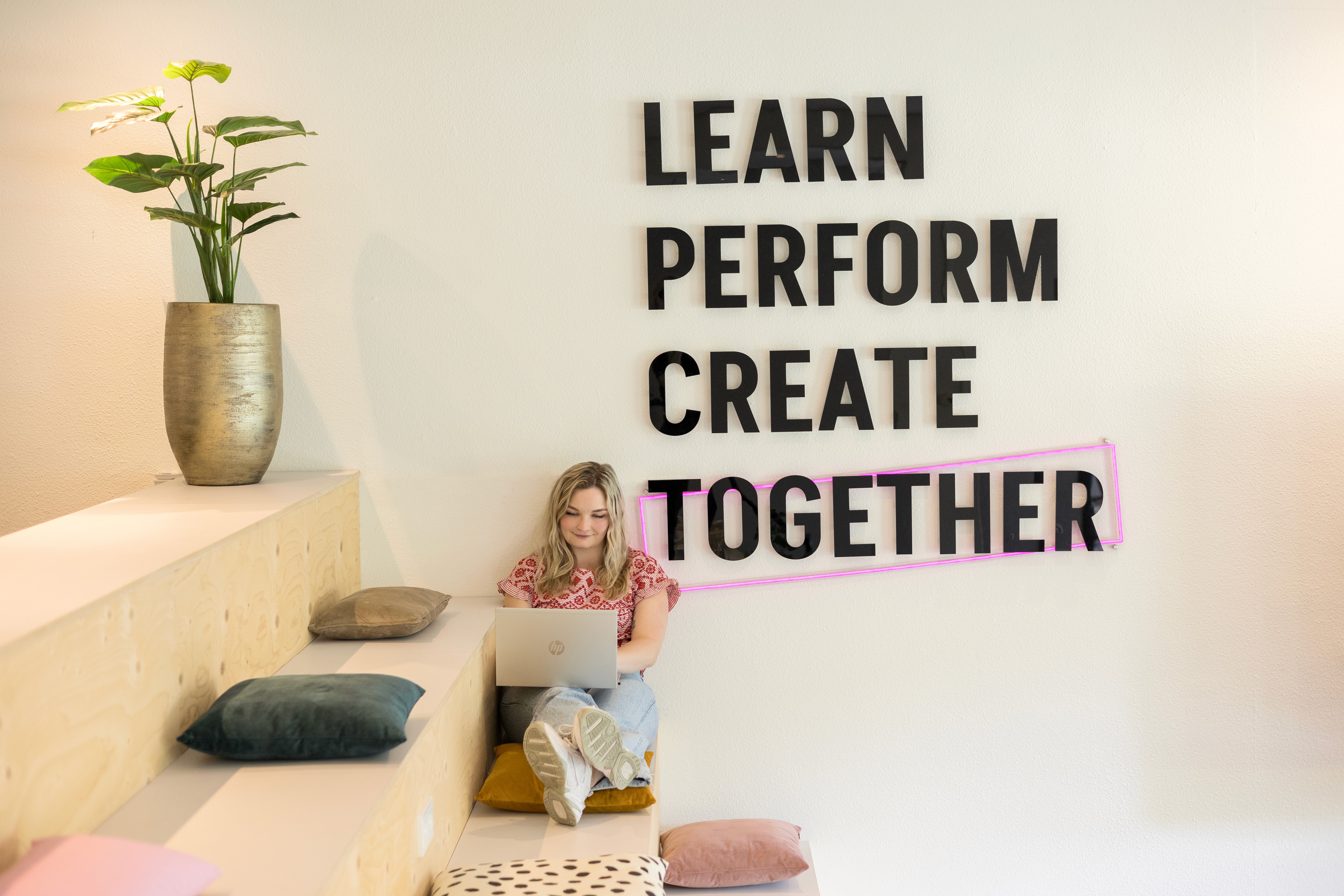 Office discussion scene