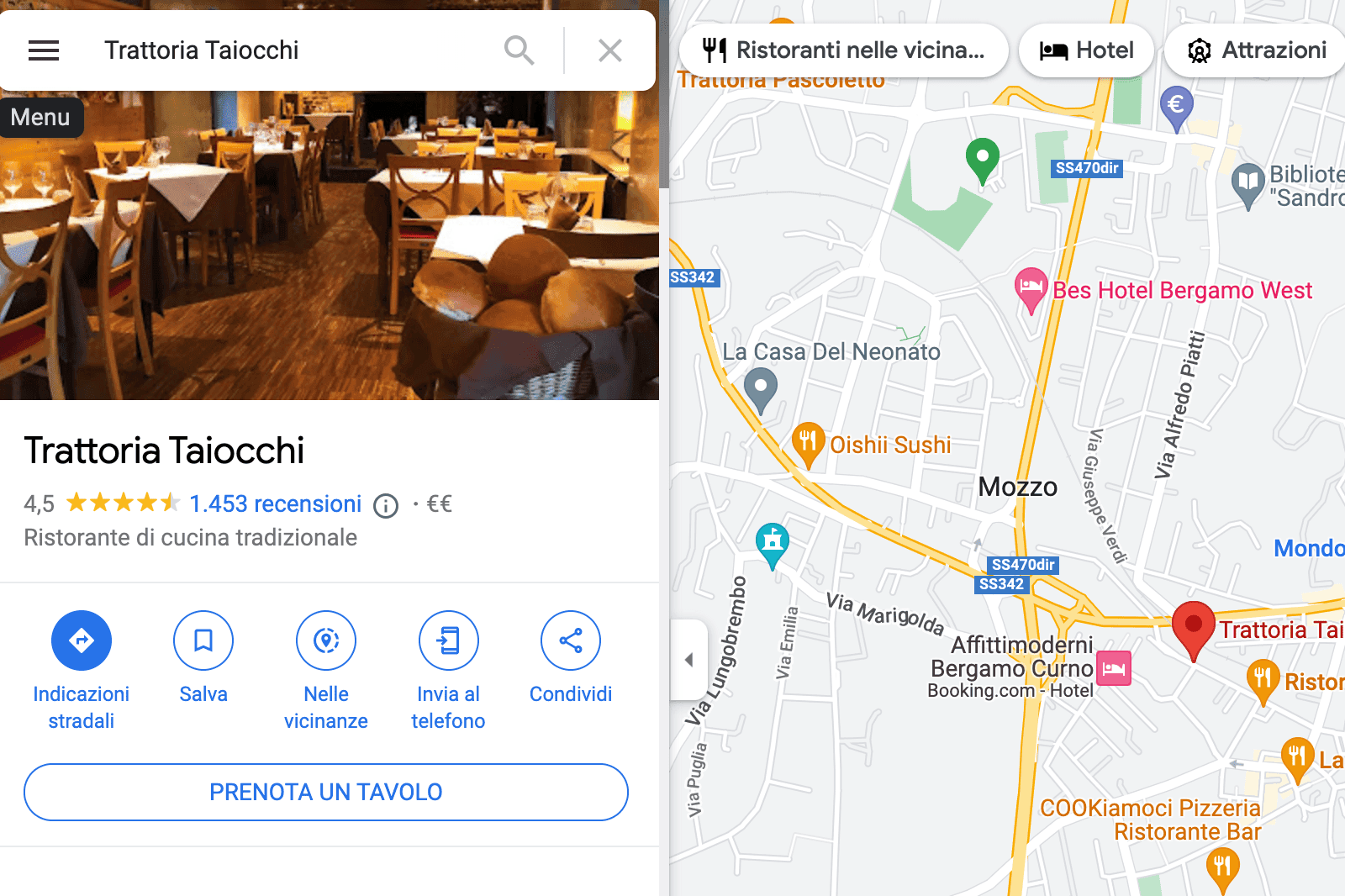 Trattoria Taiocchi - Prenota un Tavolo - Google Maps