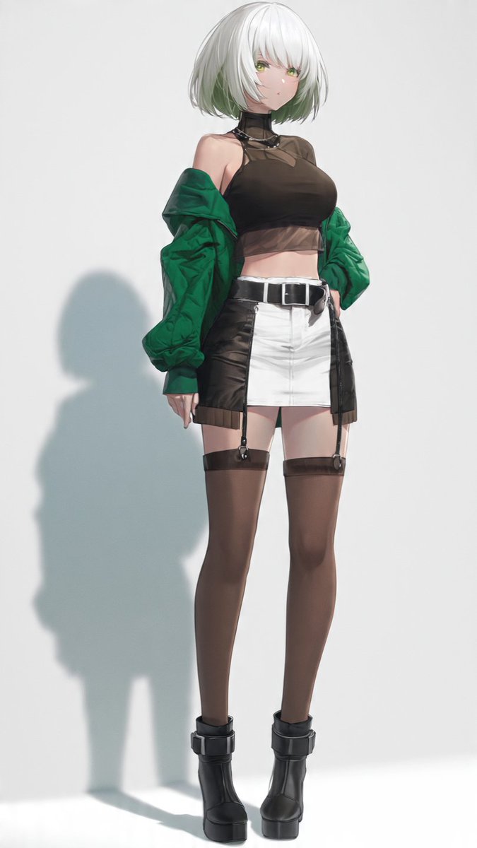 Stylish Anime Fashion Portrait