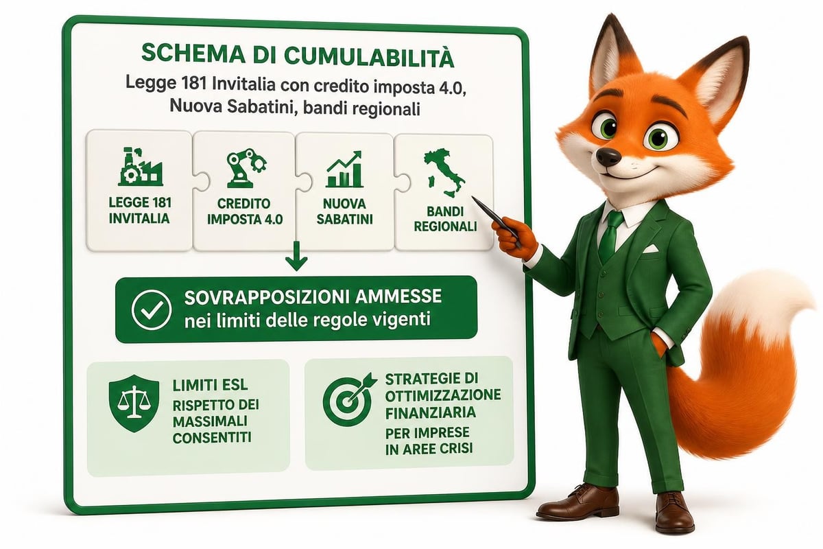 Combinazione incentivi Legge 181