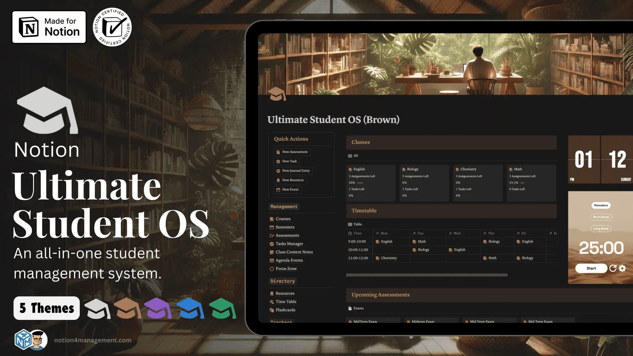 Ultimate Student OS Notion Template