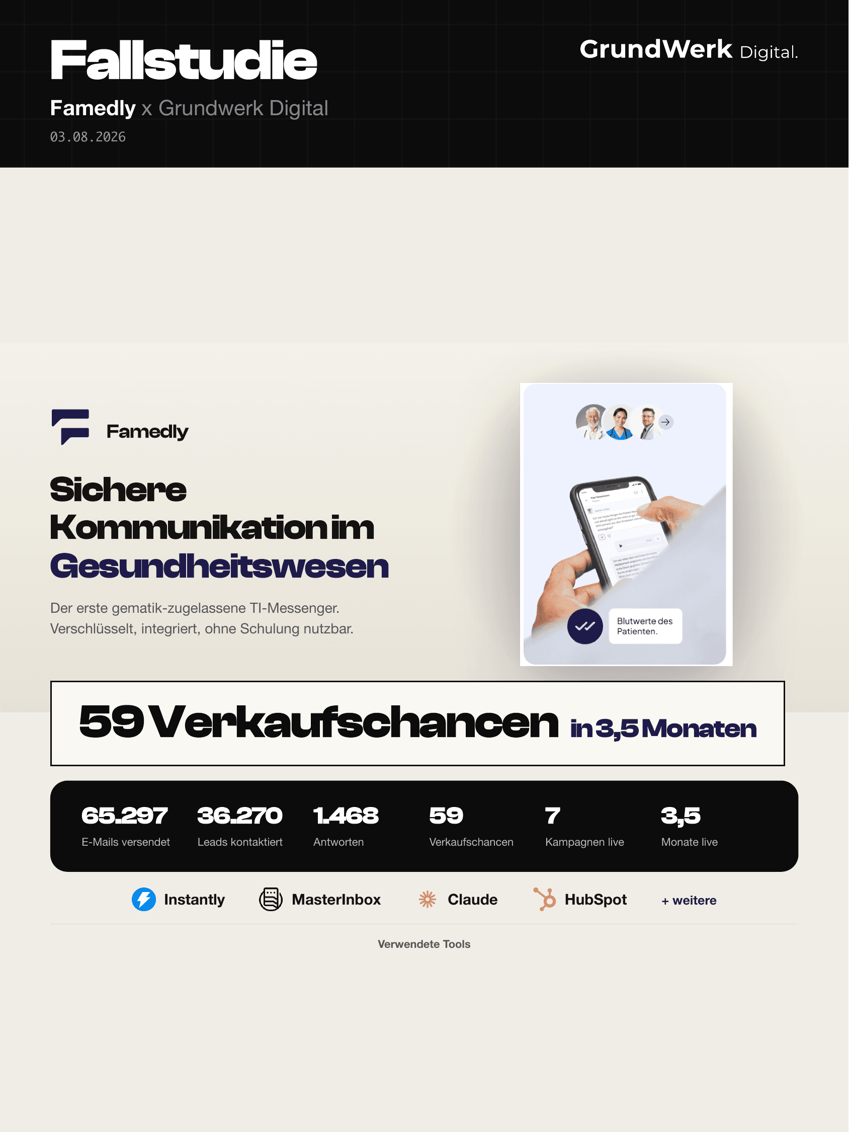 Titelseite der Fallstudie als PDF
