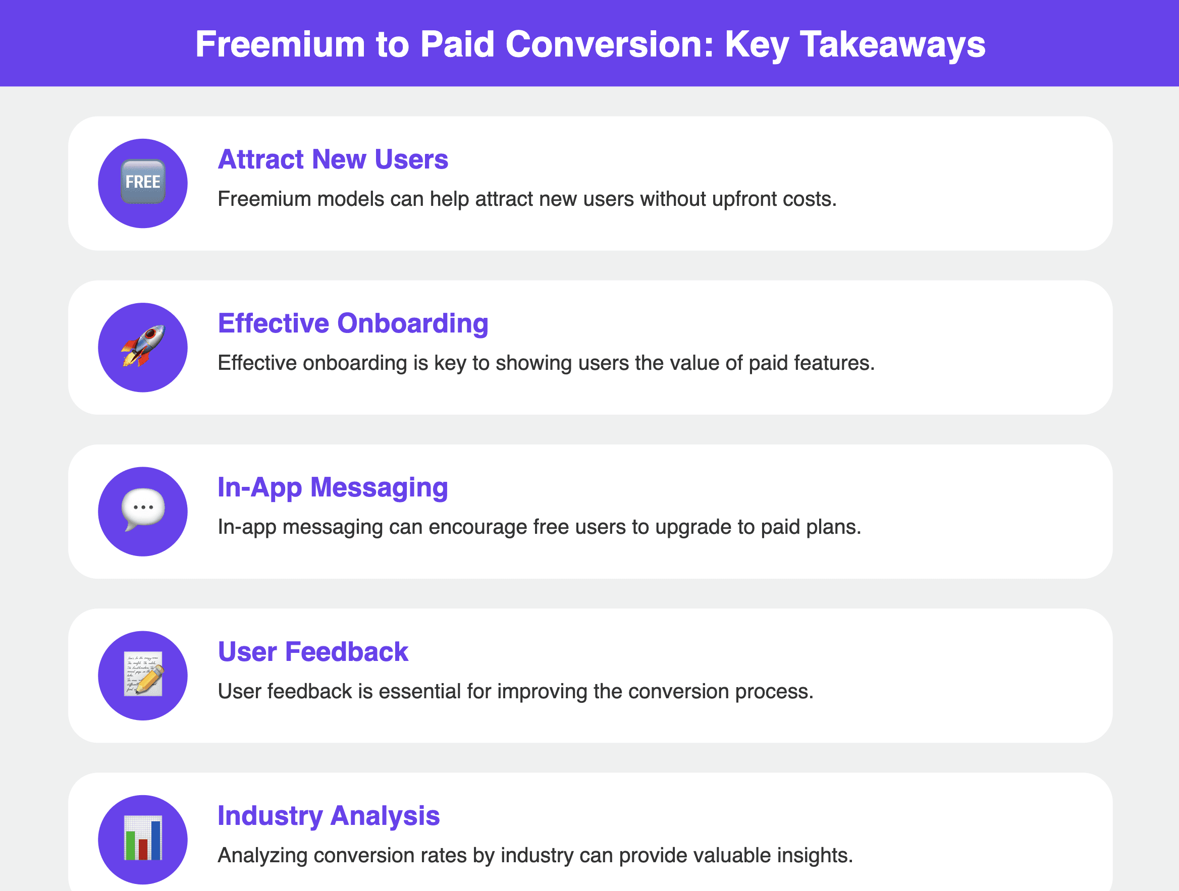 Freemium to Conversions SaaS