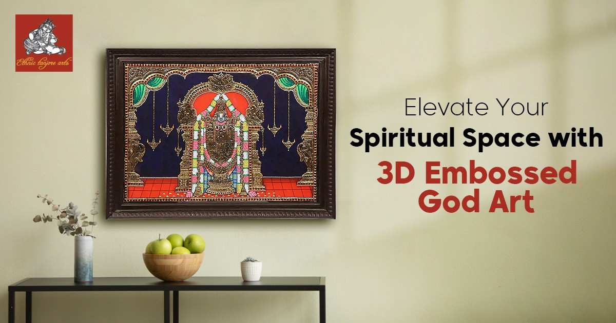 3D Embossed God Art