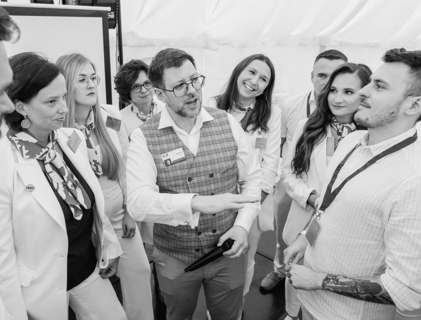 spotkanie podczas konferencji