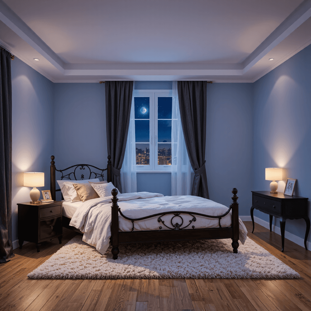 product photography of decorative bed